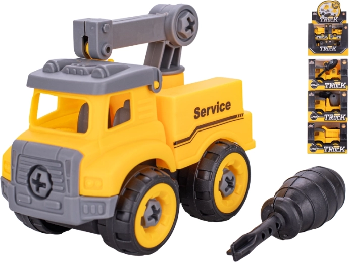 Auto bouwschroef 11 cm met vrijloop