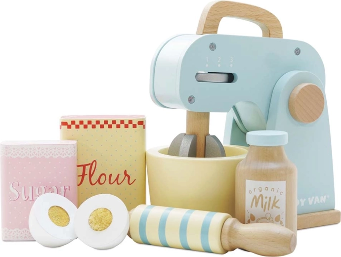 Houten retro mixer met accessoires Le Toy Van