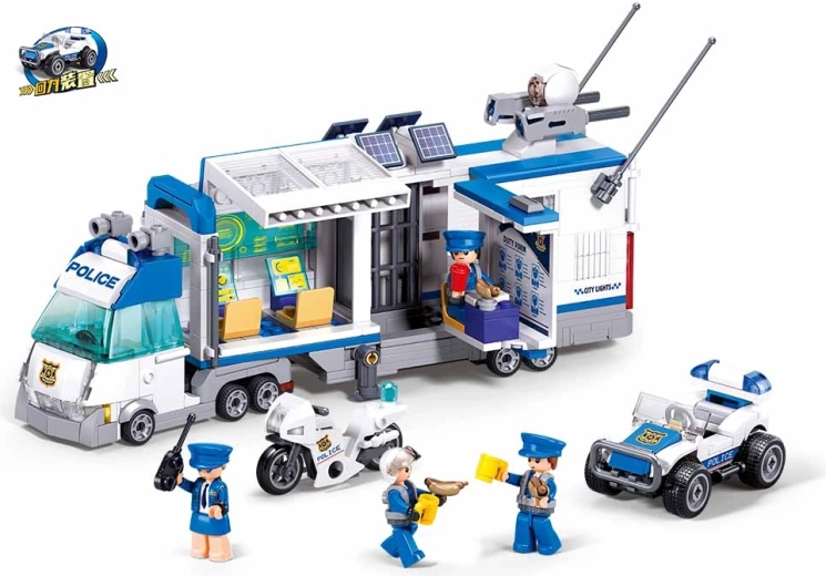 Sluban Metropolis Mobiel commandocentrum interventie-eenheid