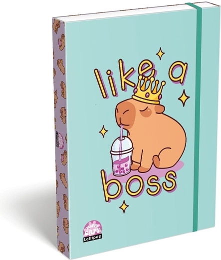 LizzyCard schriftenmap A4 capibara