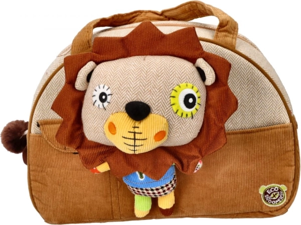 Handtas voor kinderen EcoSnoopers met leeuwenmotief