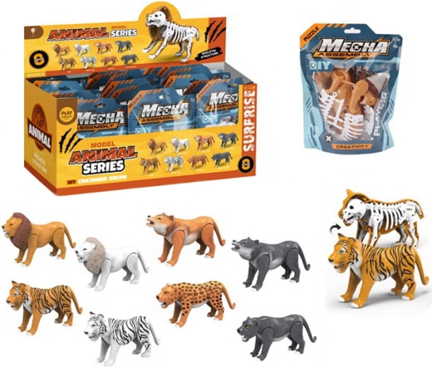 Safari-diertje met skelet – bouwfiguurtje