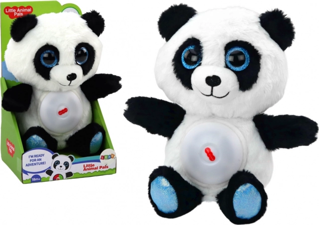 Pluche panda met nachtlampje en wiegeliedjes 30 cm