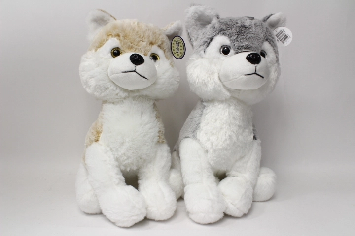 Pluchen huskyhond 40 cm