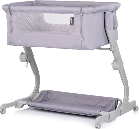 Chipolino ledikant Eleganza 2-in-1 Cloud – aanschuifbaar babybed met wieltjes