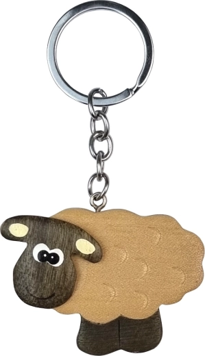 Houten sleutelhanger Grote Schaap