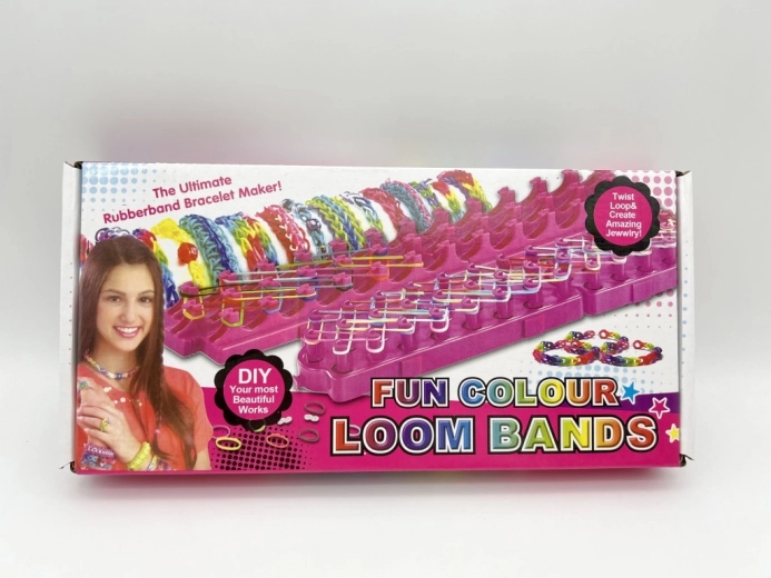 Creatieve set voor het maken van armbanden LOOM BANDS – 600 stuks