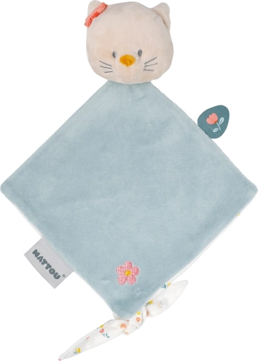 Nattou knuffeldoekje mini katje Lana 28 cm