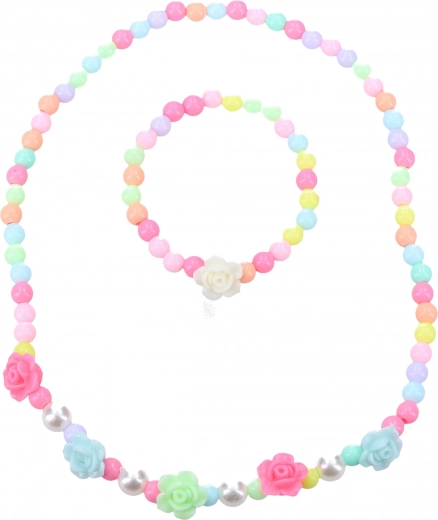 Modieuze sieradenset met rozen