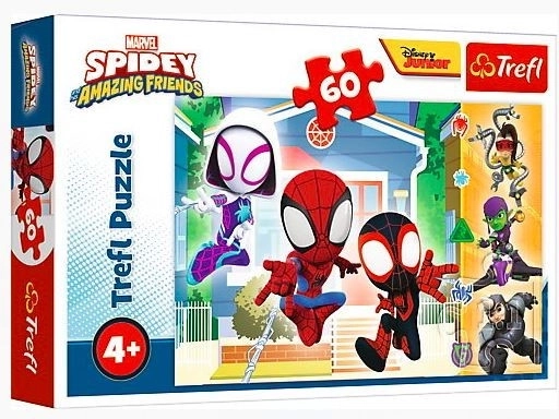 Puzzel 60 stukjes – in de wereld van SPIDEY van Trefl