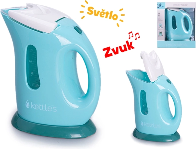 Kinderwaterkoker met licht en geluid, 16 cm