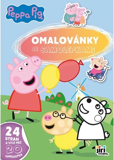 Kleurboek A4 met stickers Peppa Pig