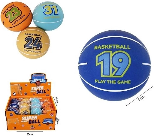 Harde bal 6 cm (4 varianten)