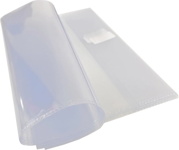 Universele transparante hoes met zelfklevende strip