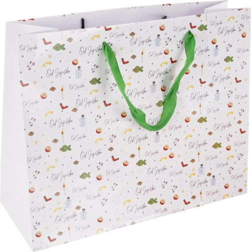 Cadeaupapieren tas van de Kerstman 32 × 12 × 26 cm