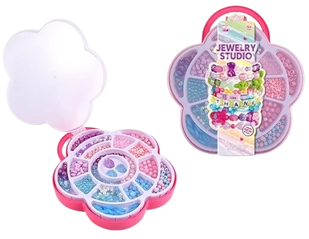 Grote set kralen voor creatief knutselen