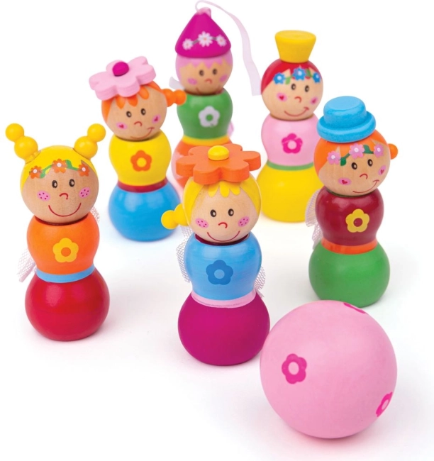 Bigjigs Toys houten feeën-kegels
