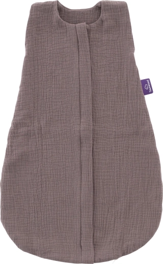 Träumeland zomerse slaapzak Liebmich mousseline Schokopflaume 90 cm