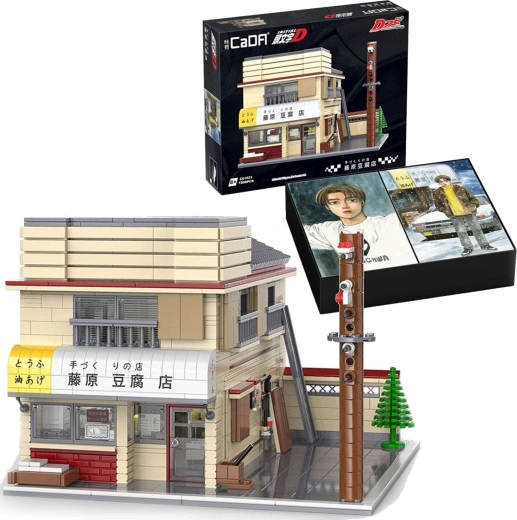 CaDA Initial D Fujiwara Tofu Store bouwset