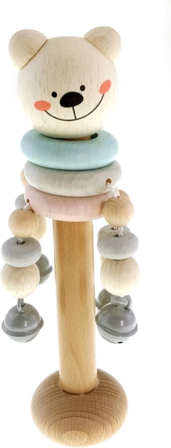 Hess rammelaar beertje met belletjes