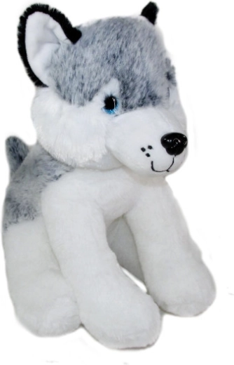 Interactieve pluchen huskyhond 24 cm