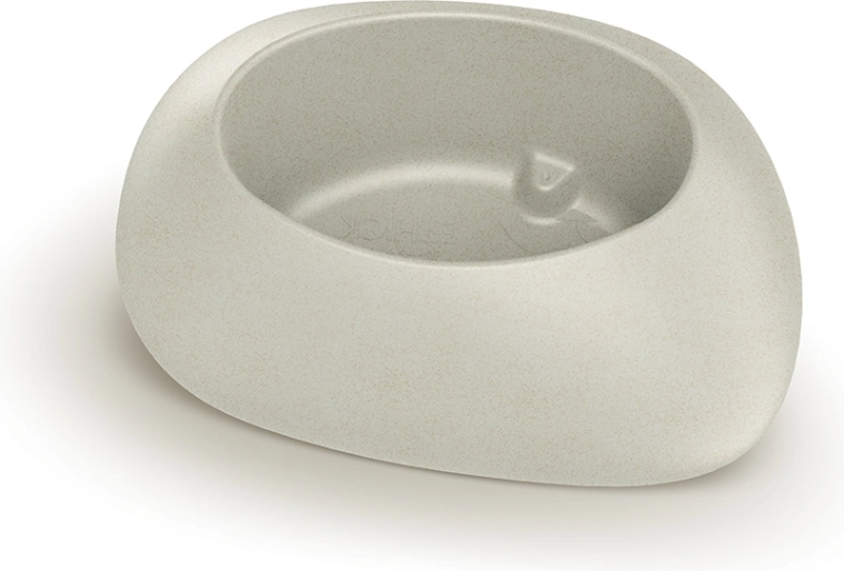 Bloempot YEKE zandkleurig ovaal kunststof