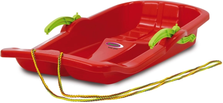 Snow Play boby Karol 80 cm rood met remmen - 1 stuk