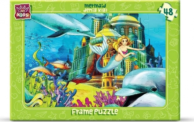 ART PUZZLE zeemeermin – bordpuzzel, 48 stukjes