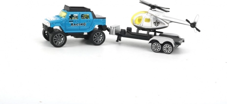 Raceautootje met opwind-aandrijving