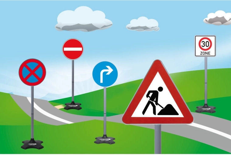 Jamara verkeersborden set – set B (30 onderdelen)