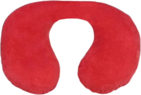 Nekussen voor kinderen, rood 10 × 23 cm