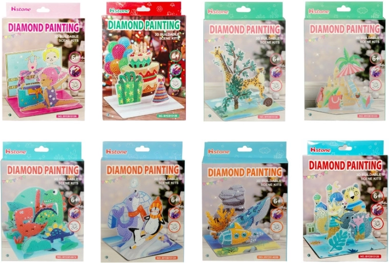 Diamantmozaïek 3D scène – creatieve set