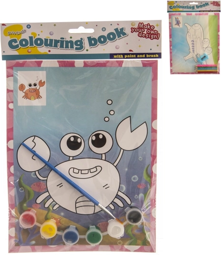 Kleurboek met kleurenset 19 × 26 cm (4 stuks)