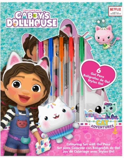 Schrijfset GABBY’S DOLLHOUSE, 7 stuks