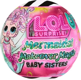 L.O.L. Surprise zeemeerminnen makeover magic baby sisters pop met kleurverandering