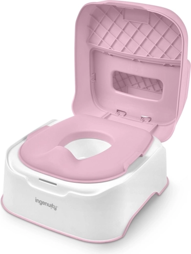 Ingenuity potje 3-in-1 Prepare to Potty Pink