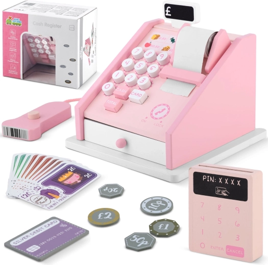 Houten kassa voor kinderen RICOKIDS