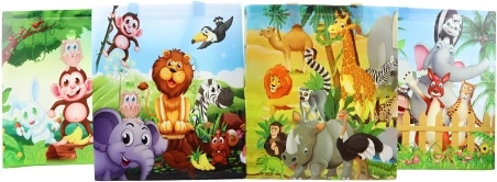 Cadeautas met safari-diertjes