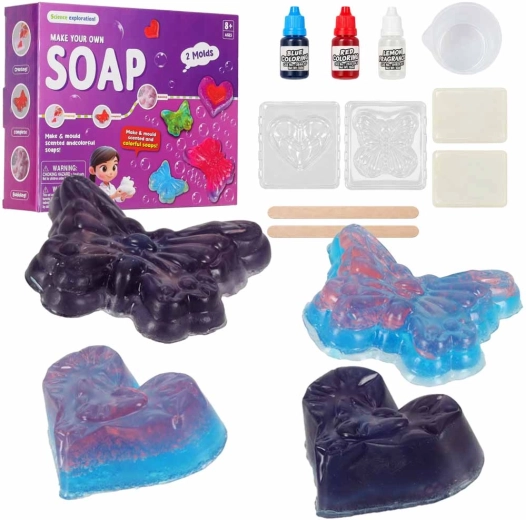 Creatieve set voor het maken van geurige zeep