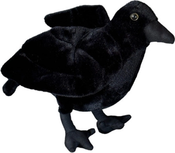 Pluchen raaf 25 cm - 1 stuk