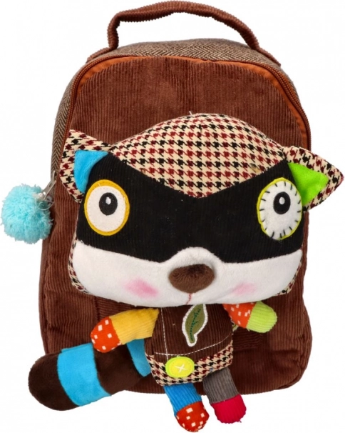 Kinder rugzak EcoSnoopers met wasbeer