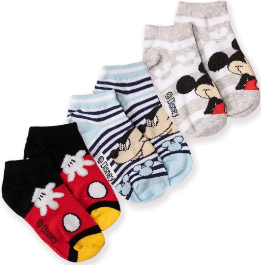 Set lage sokken Mickey - 3 paar