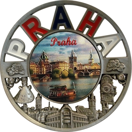 Magneet Praag – souvenir met schemerfotografie