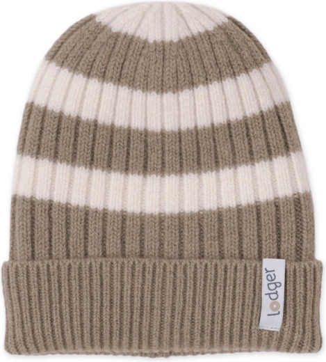 Lodger muts stripe merino buffalo 6–12 maanden