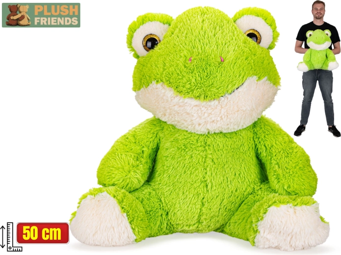 Plush Friends pluchen kikker zittend 50 cm