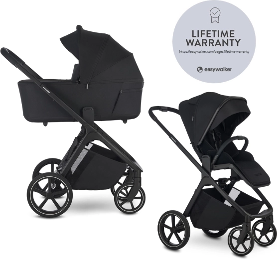 Easywalker gecombineerde kinderwagen Zoey Go Pure Black