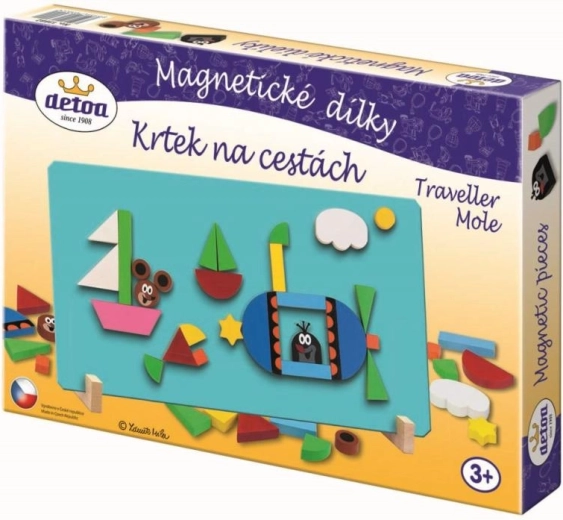 Magnetische Stukken Mol op Reis