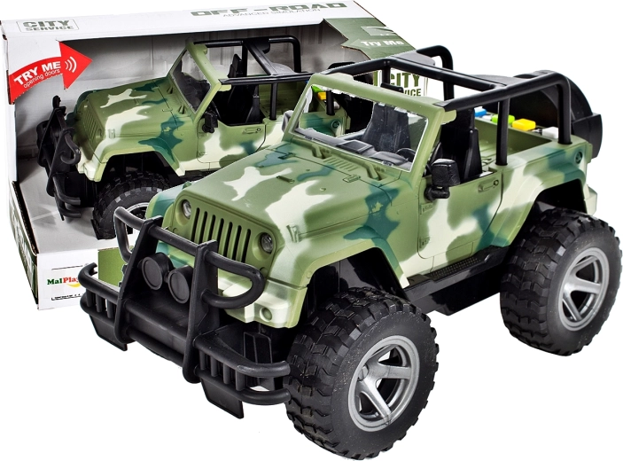 Jeep Wrangler 1:16 – geluids- en lichtspeelgoed