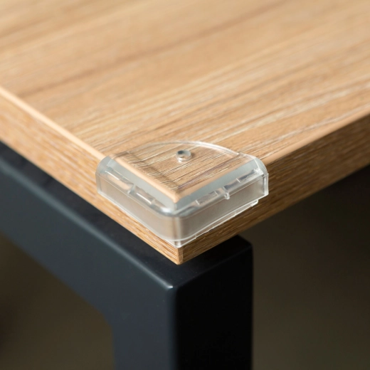 Transparante beschermhoeken voor meubels van pvc, 4 stuks