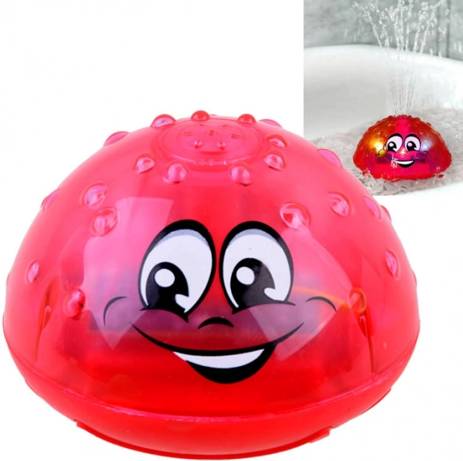 Drijvende badfontein met lampjes – Fontein